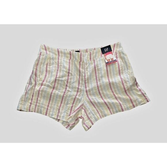 NWT GAP WOMENS LINEN SHORTS - Picture 6 of 8